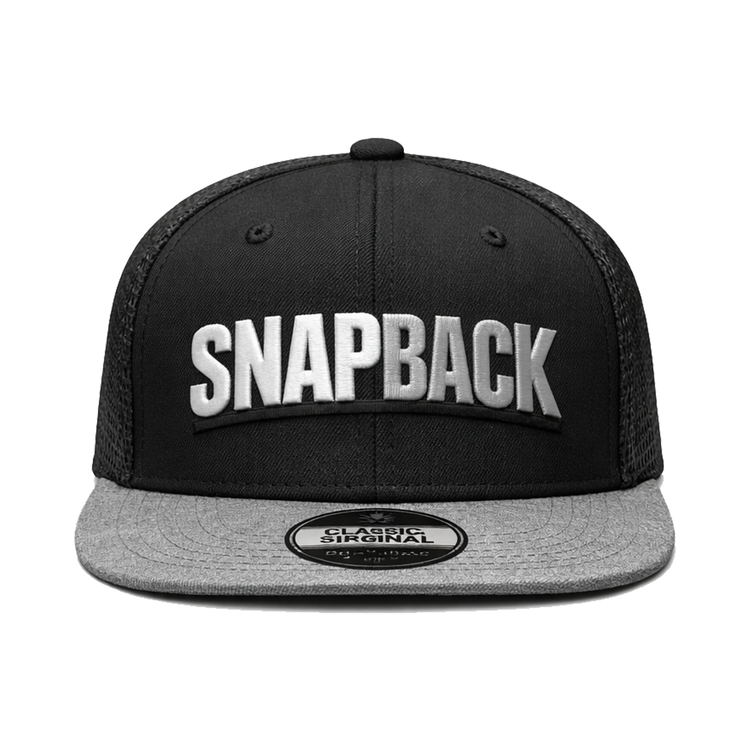Cotton Twill and Polyester Mesh Cap